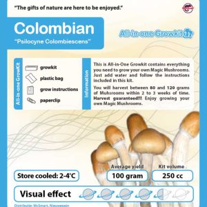 Colombiaanse paddo's growkit